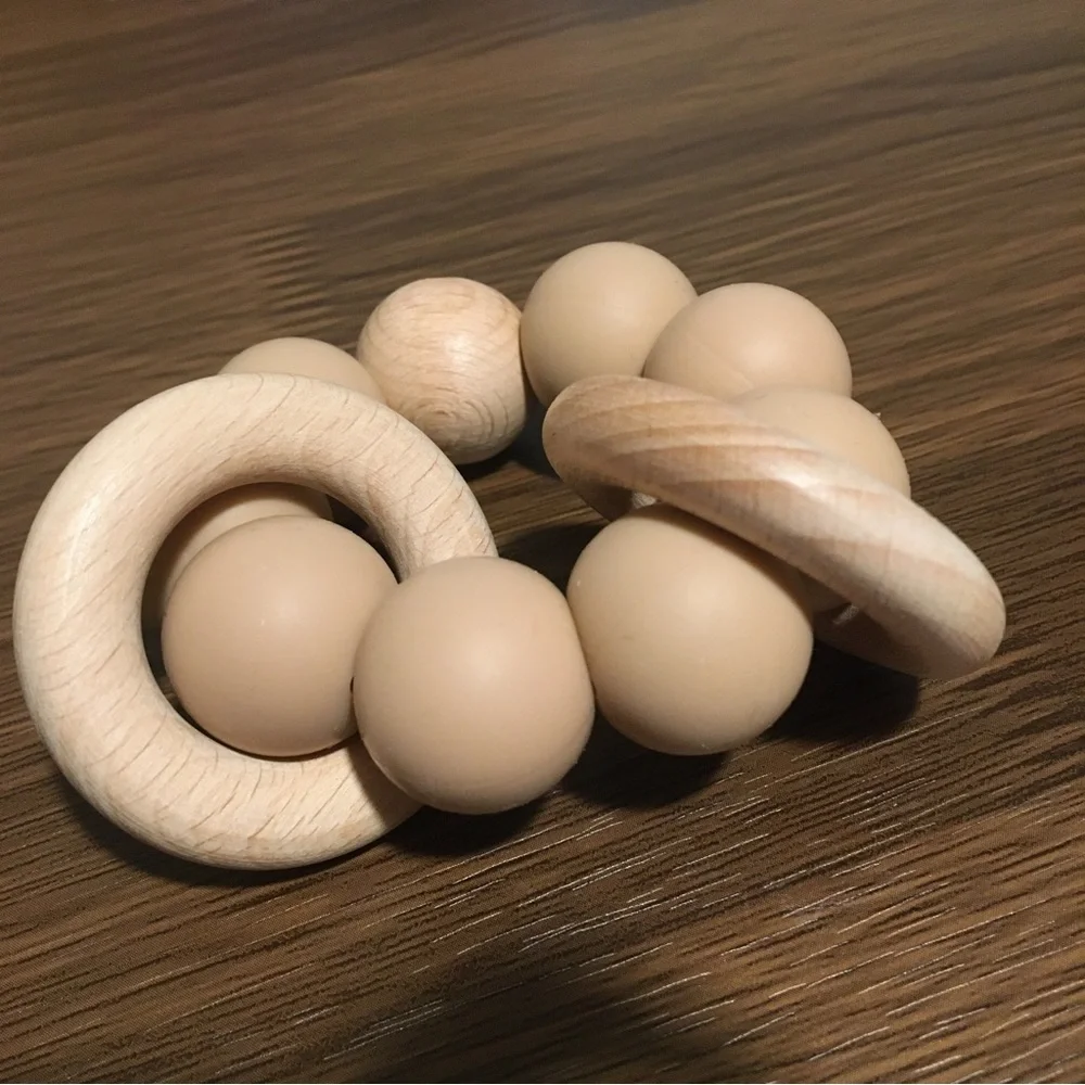 Baby teether silicone bracelet